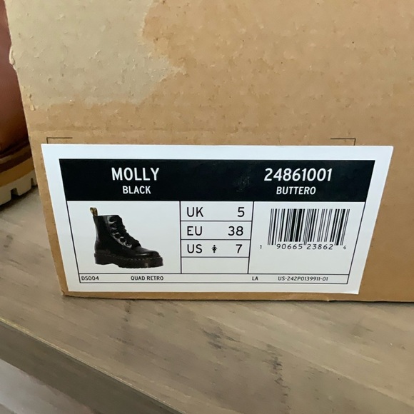 Mollys leather platform boots size 7 - Picture 3 of 3